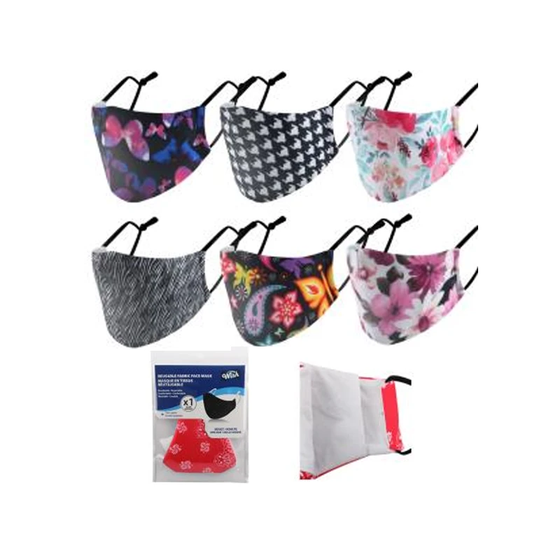 Wish Reusable Cloth Mask Flowers