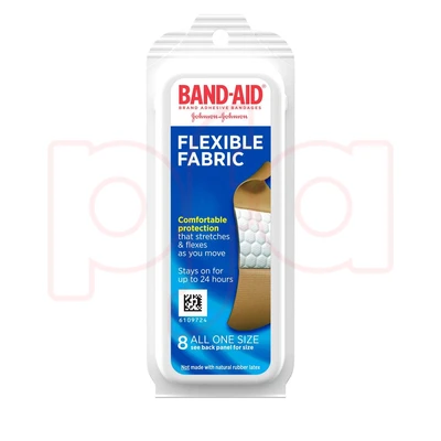 BA8F, Band Aid Flexible Fabric 8 Bandages, 381370047544