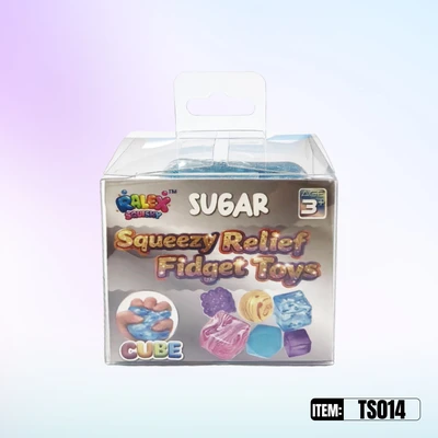 TS014, CUBE Squezy Relief Fidget Toys 2.1”, 887258020147