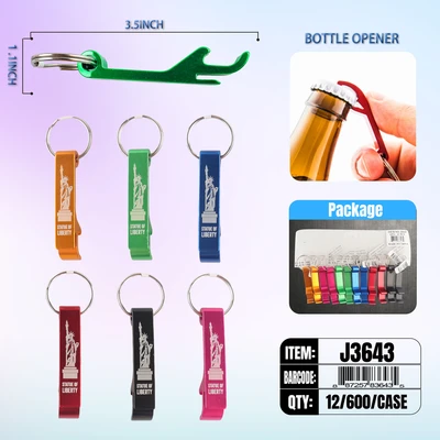 J3643, NY Key Chain Bottle Opener, 887257836435