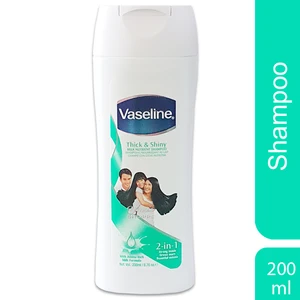 VS200TS, Vaseline Shampoo 200ml 6.76oz Thick & Shiny, 8901030673863