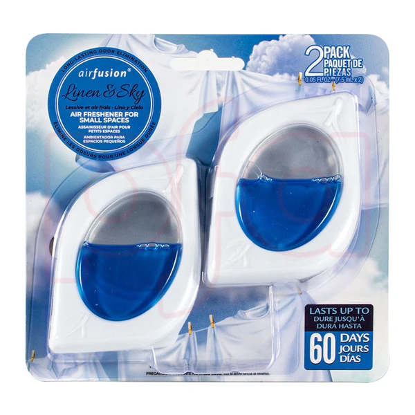 99835, Air Fusion Air Freshener 2 Pack 7.5ml Linen & Sky, 191554998353
