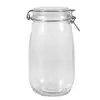 33197, Ideal Kitchen Glass Jar with Clear Lid 54.1 oz, 191554331976