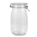 33197, Ideal Kitchen Glass Jar with Clear Lid 54.1 oz, 191554331976
