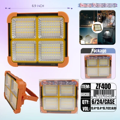 ZF400, Solar & Recharge Working Lamp, 887257004001