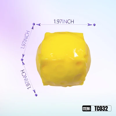 TC032, Squishy Cheese 1.97", 887258030320