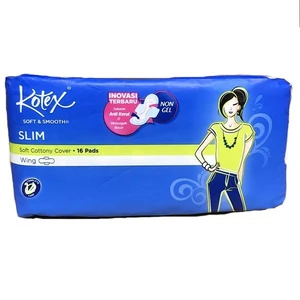KSS-S16W, Kotex Soft & Smooth Slim 16CT Wing, 8992812805138