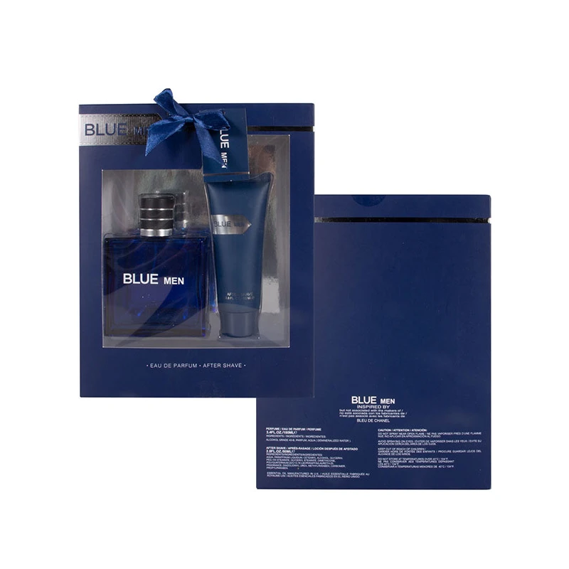 Men's 2pc Large Set Blue Men 100ml/3.4fl.oz EDP + 80ml/2.7fl.oz After Shave