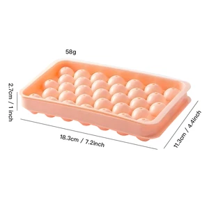 ICETRAY-P, Ice Cube Tray Ball Pink