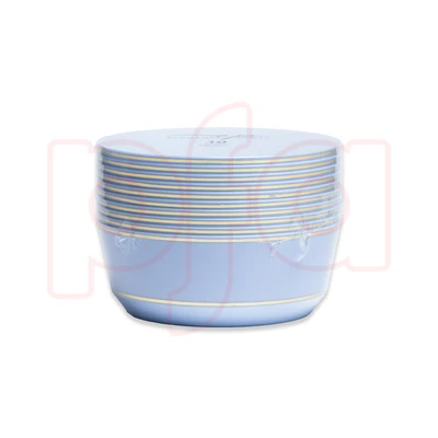 36300, EP 10PK 14oz Soup Bowl  Ice Blue+Gold, 191554363007