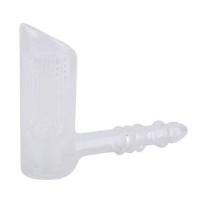 55945, GLASS  PIPE  CLEAR 18x12cm 155g, 036882559459