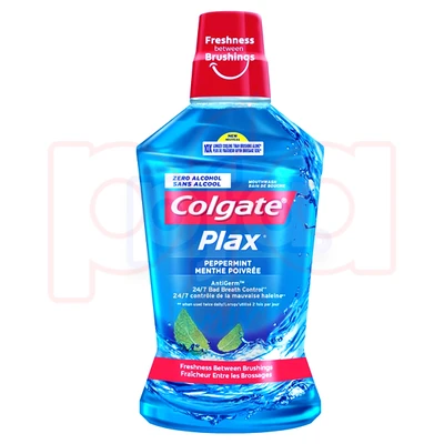 CMW500B, Colgate Plax Mouthwash 500ml Peppermint Blue, 8850006304846