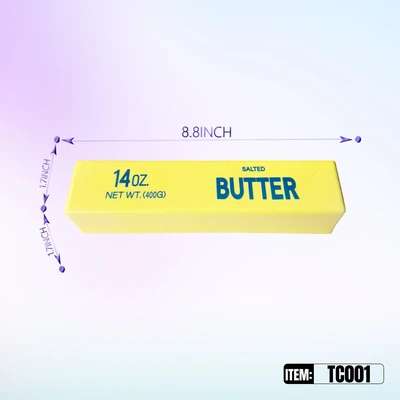 TC001, Squishy Butter 9"x1.77"x1.77", 887258030016