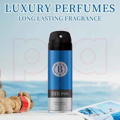 88240, Body Spray Aerosol 6.76 oz/200 ml Bross for Men - United Scents, 191554882409