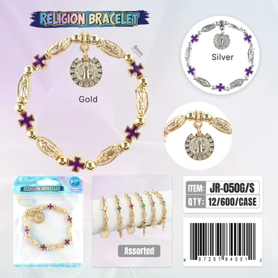 JR-050, Crystal Religion Bracelet, 887257840012