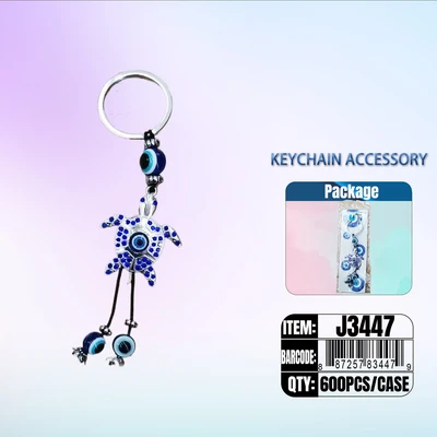 J3447, Evil Eye Key Chain, 887257834479