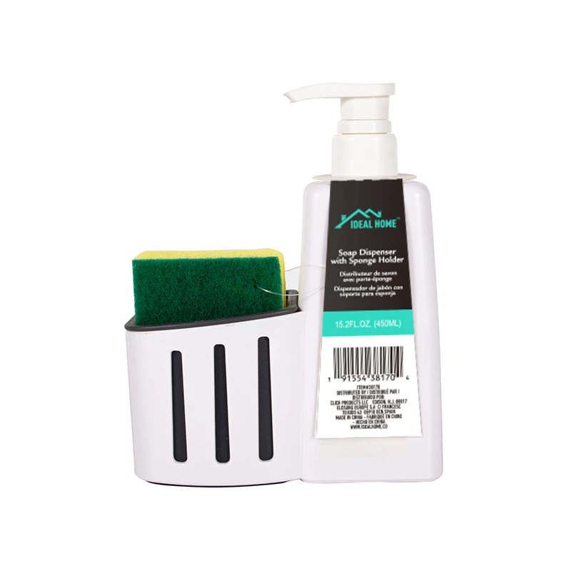 Ideal Home Soap Dispenser Caddy with sponge