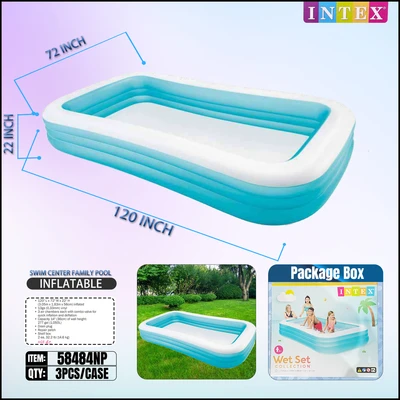 58484NP, Intex Pool Family 120"X72"X22"