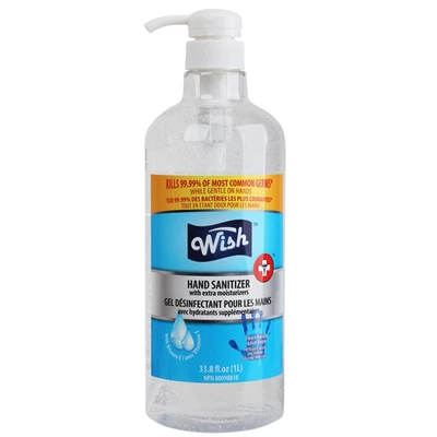60282, Wish Hand Sanitizer 33.8oz(1L) Advance Pump, 191554602823