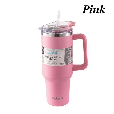 58228, Splash Bottle Stainless Steel Travel Mug 40 OZ, 191554582286