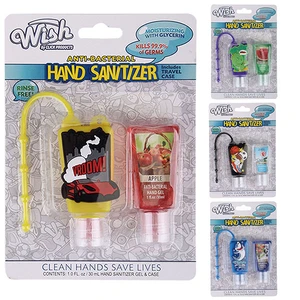60225, Wish Silicone Hand Sanitizer 2PK Boys, 191554602250