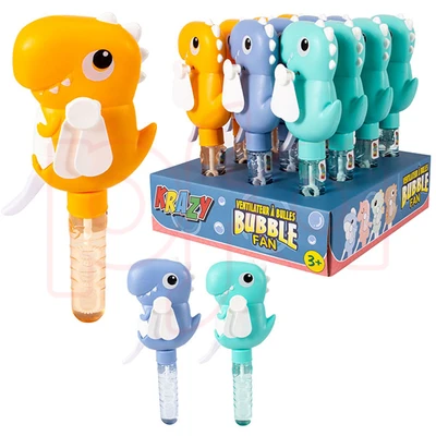 90163, Bubble stick W/Mini Fan Dinosaur, 191554901636