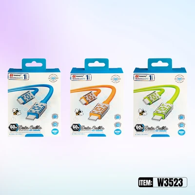 W3523, FAST CHARGING DATA CABLE 1M 60W C-C, 6918033875790