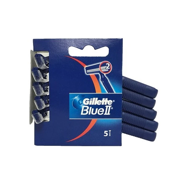 GB2-5B, Gillette Blue ll 5pk Blister card, 3014260201753