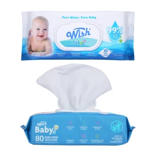 69000, Wish Jumbo Baby Wipes 80ct, 191554690004