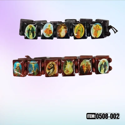 0508-002, BRACELET JUSES WOOD