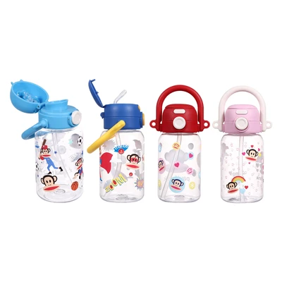 PF58376, Splash Kids Plastic Bottle  Flip Straw & Cap w/ Lock  20.3oz, 191554583764