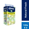 KT120-V, Kleenex Tissue 2 Ply 120SH 5PK Value Pack, 8888336040585