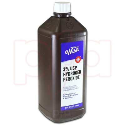 61322, Wish Hydrogen Peroxide 32oz 3%, 191554613225