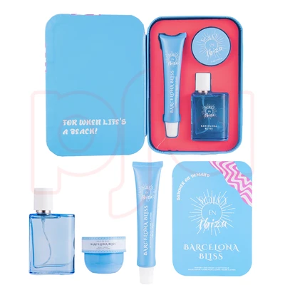 89559, SOLO EN IBIZA Women's 3pcs Book Set BARCELONA BLISS 1.07fl.ozEDP&1.02ozBodyCream&0.88ozLipButterBalm, 191554895591