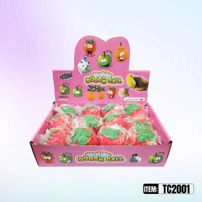 TC2001, Squishy Flour Strawberry 2.56" x 3.35", 887258040015