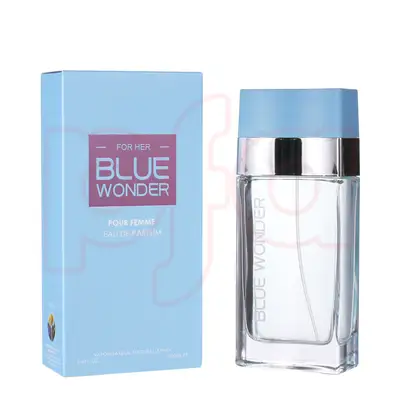 88303, Eau de Parfum 3.4 oz/100 ml Blue Wonder for Women - United Scents, 191554883031