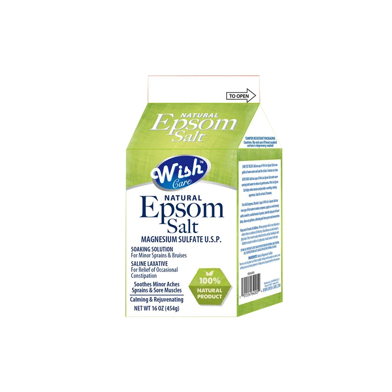 Wish Epsom Salt 16oz Box Original