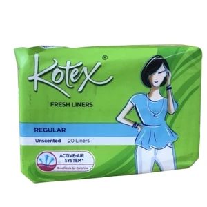 KPL20U, Kotex Panty Liner 20CT Unscented, 4800060331009