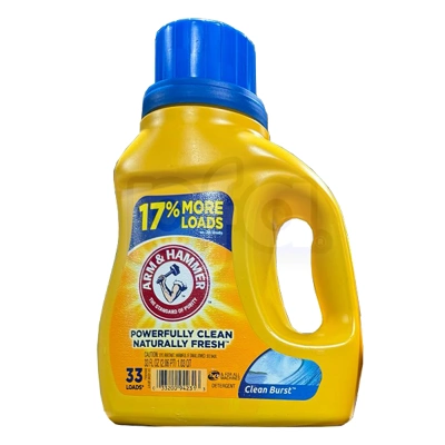 AH33CB, Arm & Hammer Detergent 33oz Clean Burst, 033200942313
