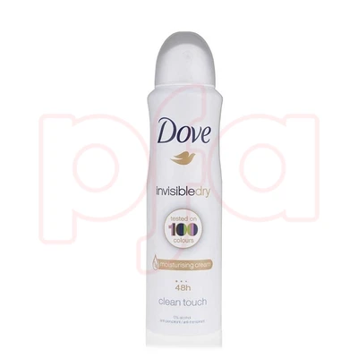 DBS150ID, Dove Body Spray 150ML Invisible Dry, 8717163994252