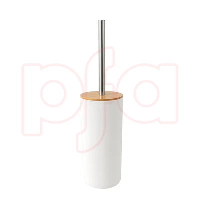 70029, Ideal Home Stainless Steel Toilet Brush w/ Bamboo Lid, 191554700291