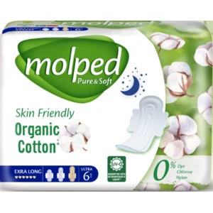 HYG-SP6EL, Molped Sanitary Pad 6 Count Extra Long 50005182, 8690536842247