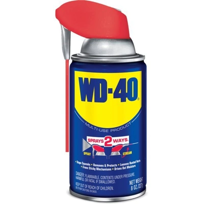 WD8SS, WD-40 Lubricnant with Smart Straw, 8 oz , Multi-Use Spray, 079567490029