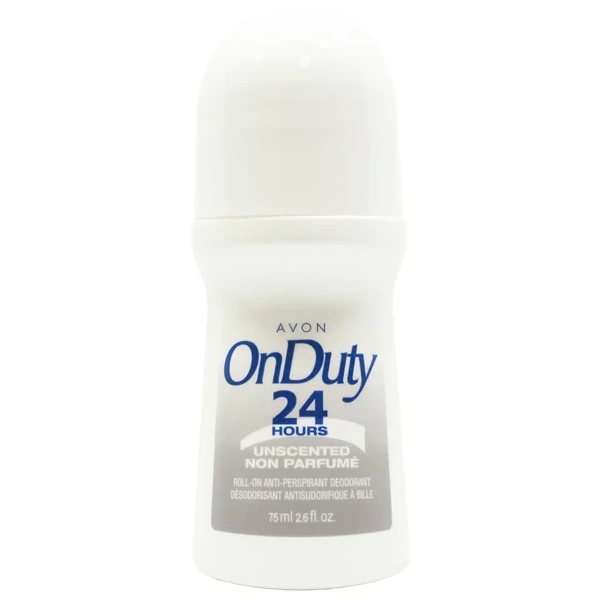 A75ODU, Avon 75ml Roll On Deo on Duty Unscented, 94000461213
