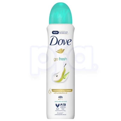 DBS150PA-12, Dove Body Spray 150ML Pear & Aloe Vera, 7791293033648