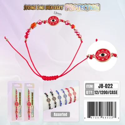J8-022, String Line Protection Bracelet, 887257880223