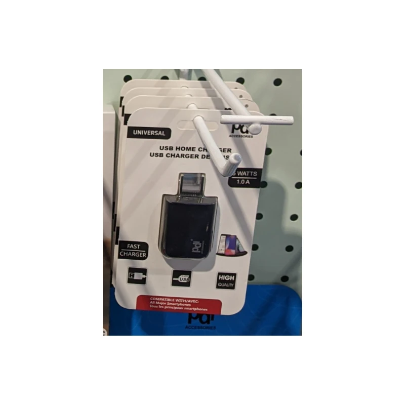 1A - Single USB : CUL Certified Wall Charger / Plug