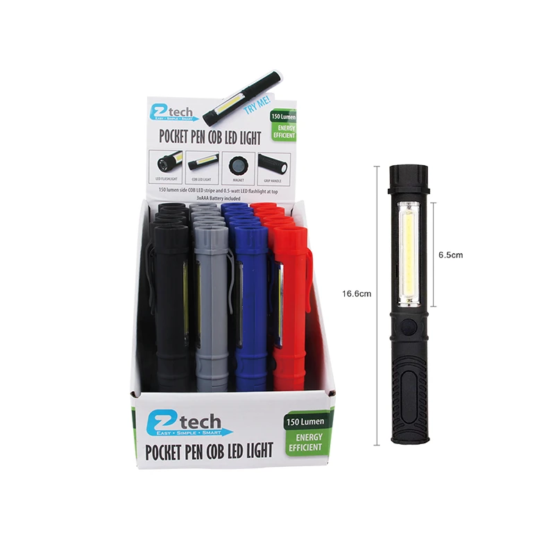EZ Tech Pocket Pen COB LED Light