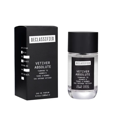 OD89765D, Declassified  Men's EDP 100ml/3.4oz  Vetiver Absolute With box, 191554897656
