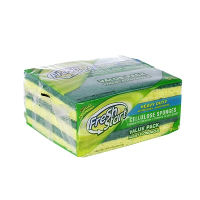32225, Fresh Start Heavy Duty Cellulose Sponges 6pk, 191554322257